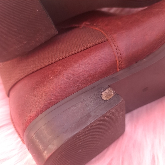 LAUREN Ralph Lauren‎ Kaliyah Leather Ankle Boot GUC Size 6B - Picture 10 of 16